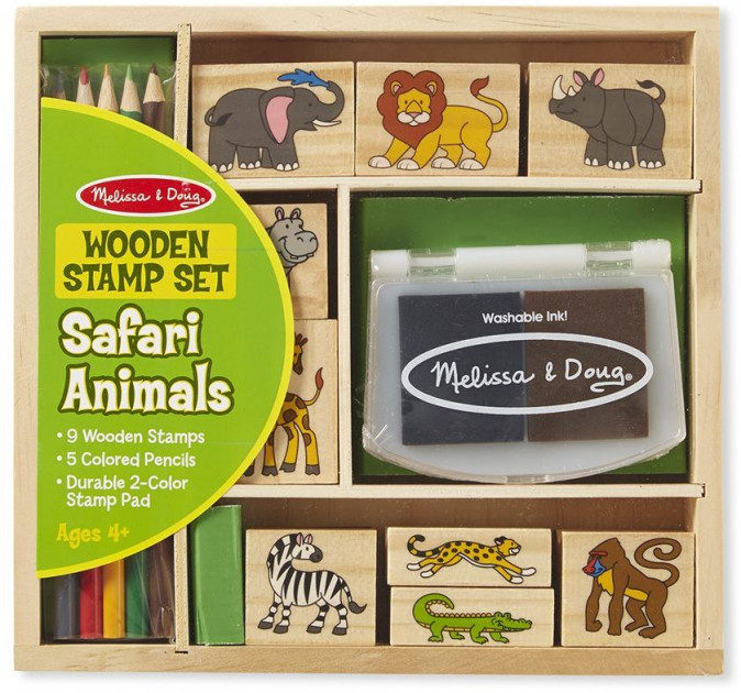 

Набор штампов Животные сафари Melissa & Doug