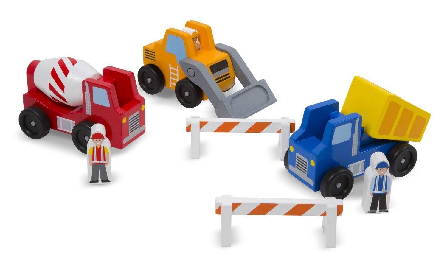 

Деревянный набор Строительные машинки Melissa & Doug