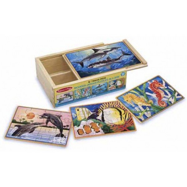 

Пазл Melissa&doug Жизнь моря- набор из 4 пазлов (MD3795)