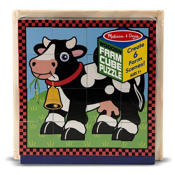 

Кубики Ферма 6 в 1 Melissa & Doug