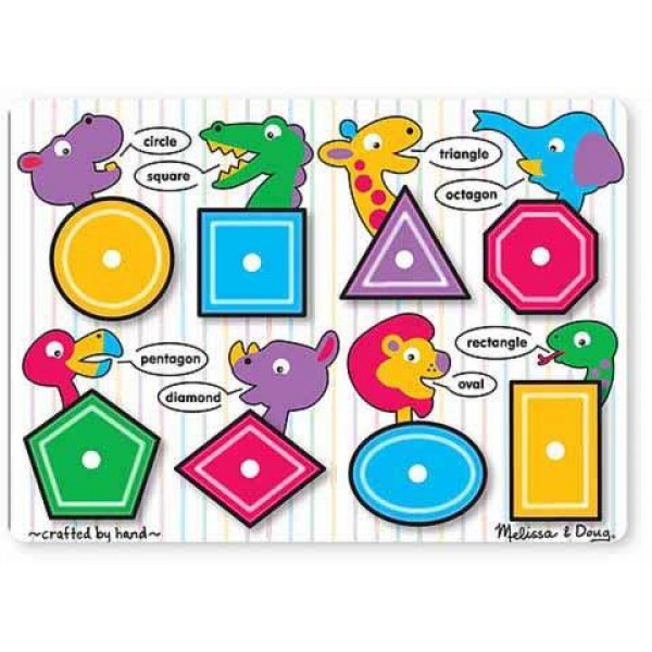 

Рамка-вкладыш Геометрические фигуры Melissa & Doug