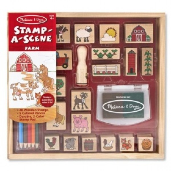 

Набор штампов Ферма Melissa & Doug