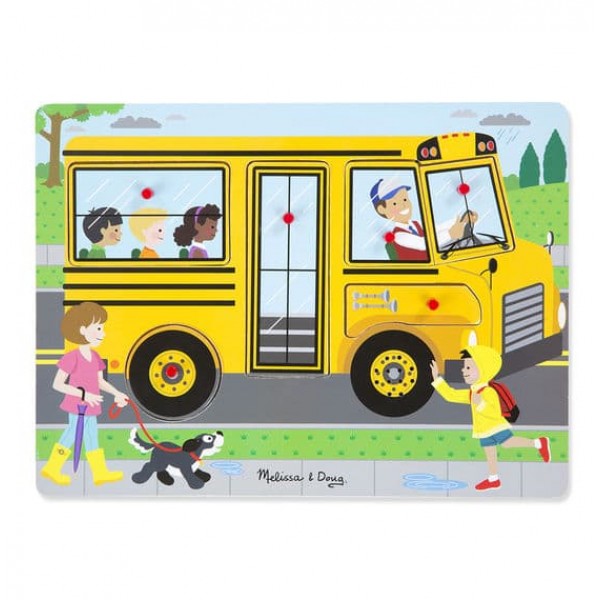 

Звуковой пазл Школьный автобус Melissa&Doug