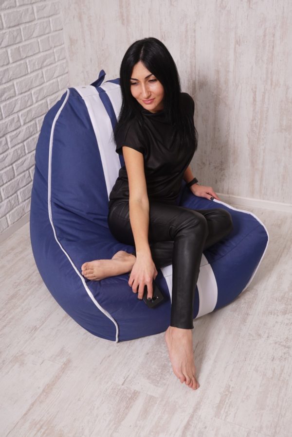 

Кресло BeanBag «Ferrari» Blue/White