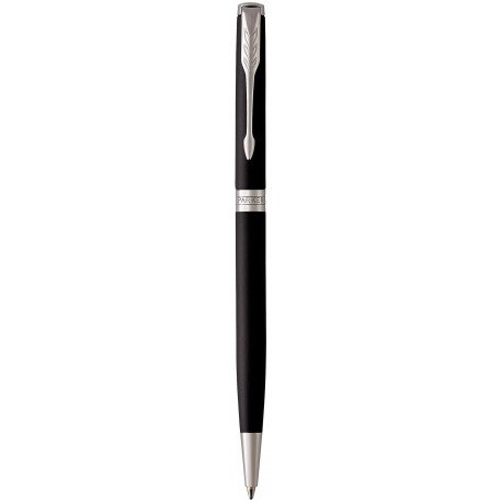 

Ручка шариковая Parker SONNET 17 Slim Matte Black Lacquer CT BP 84 931