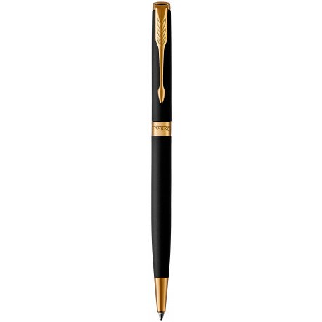 

Ручка шариковая Parker SONNET 17 Slim Matte Black Lacquer GT BP 84 831