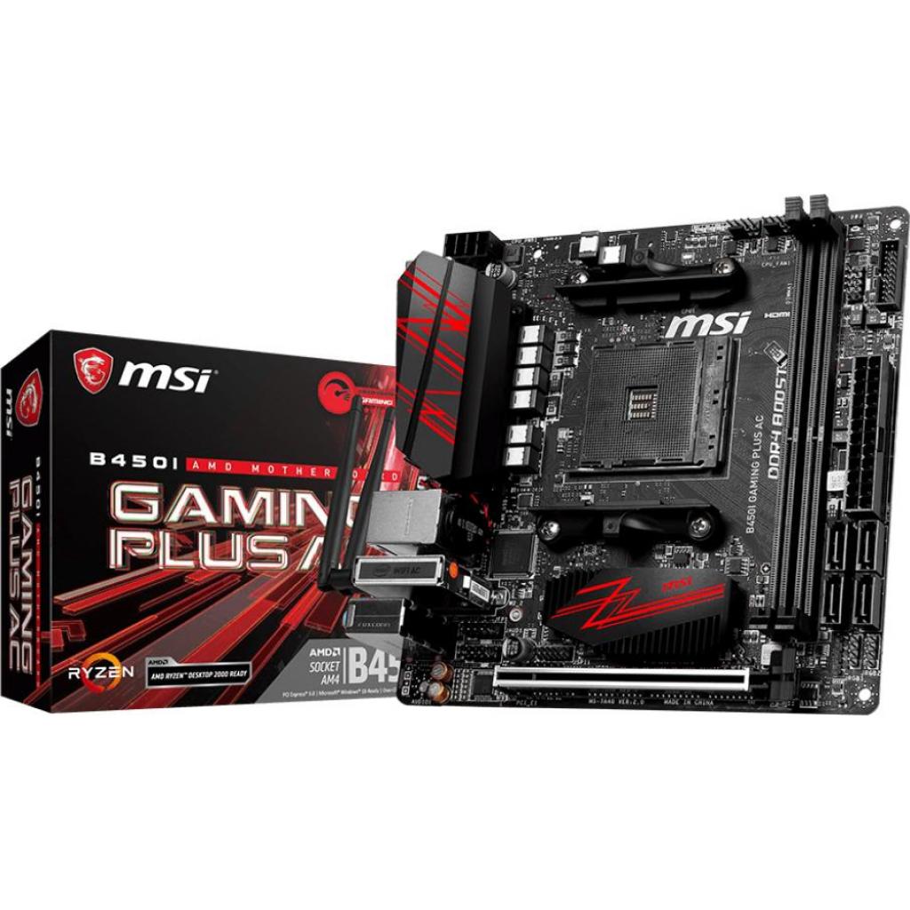 

Материнська плата MSI B450I GAMING PLUS AC