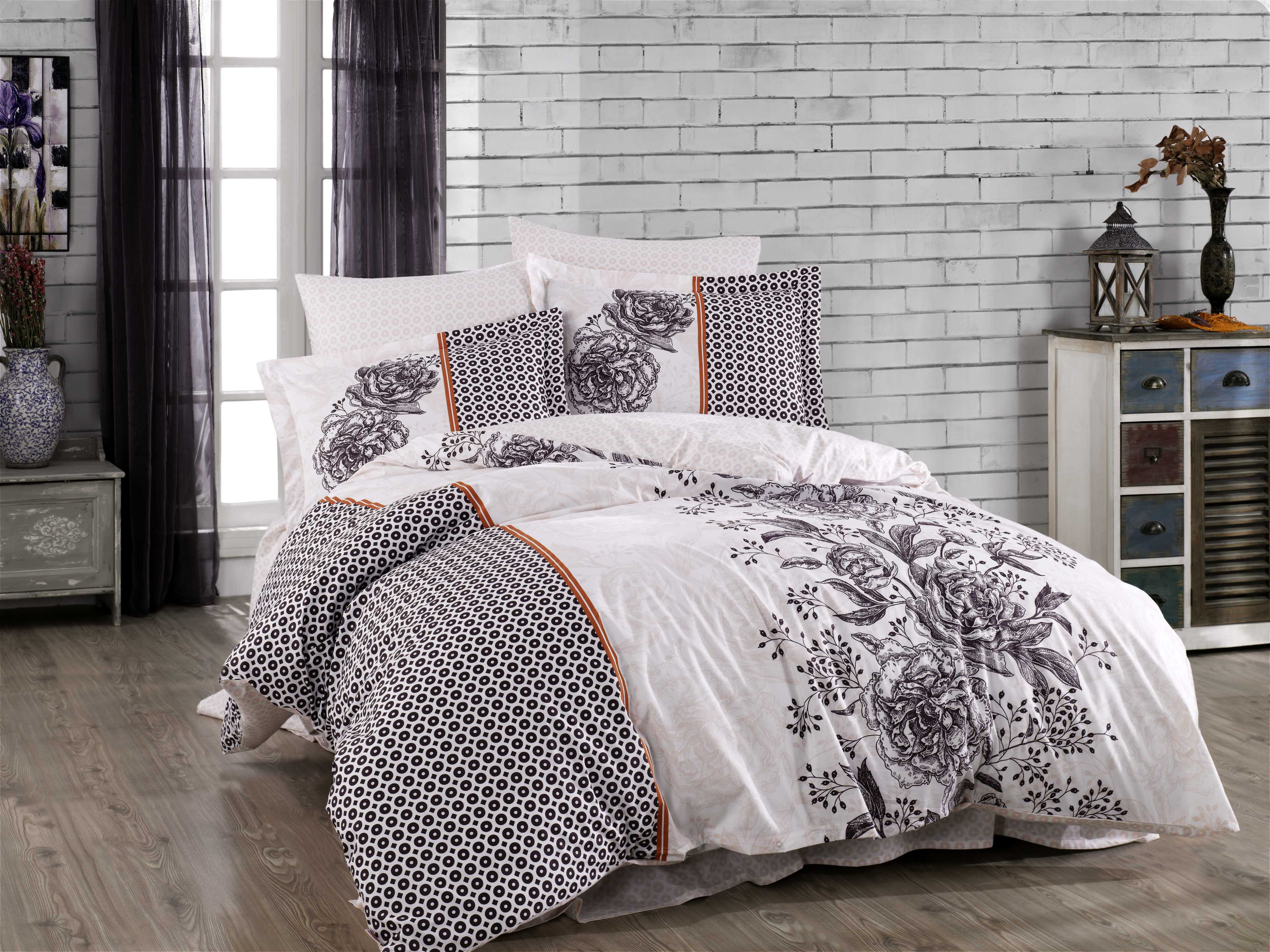 

Комплект постельного белья Hobby Poplin Arianna 200х220 Сливовый