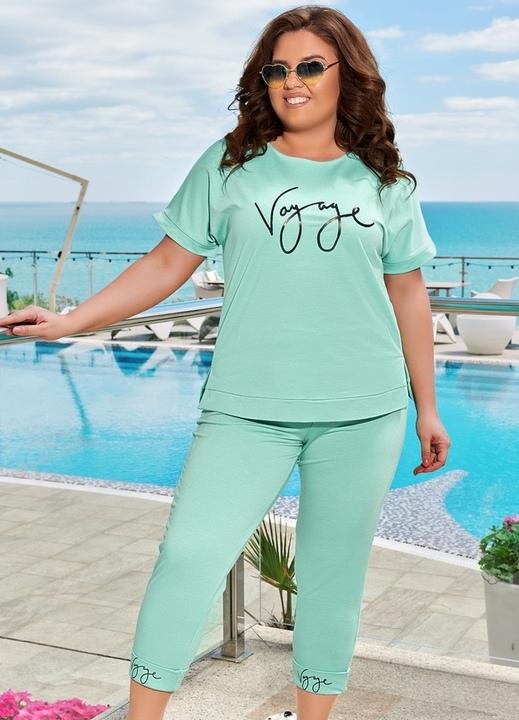 

Костюм тройка G&M k-67852 - Размер цвет мятный, Костюм тройка G&M k-67852 54-56 Размер цвет мятный