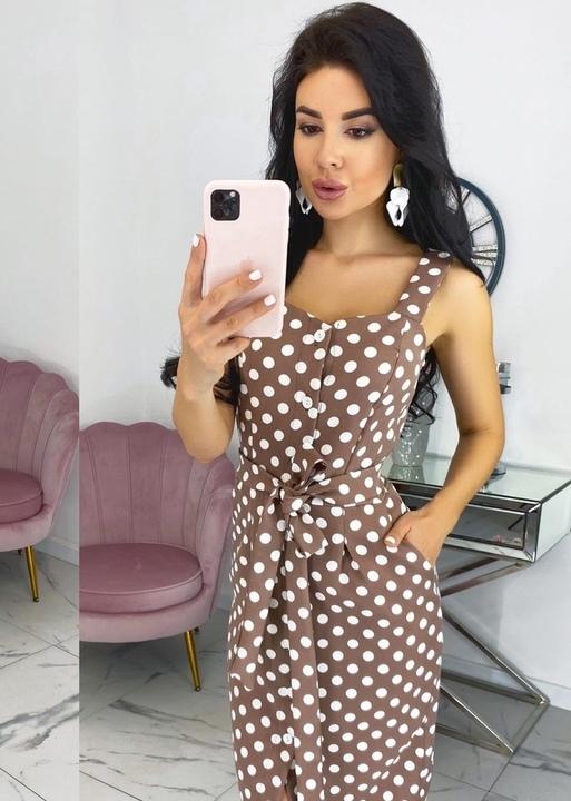 

Платье G&M k-67833 46-48 Размер цвет кофейный