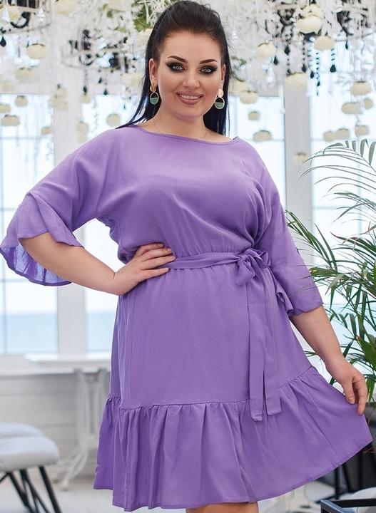 

Платье G&M k-67463 - Размер цвет лаванда, Платье G&M k-67463 50-52 Размер цвет лаванда