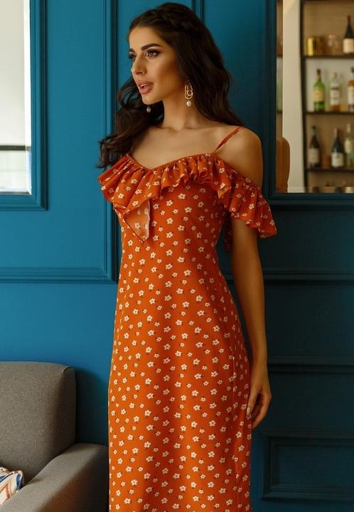 

Платье G&M k-67400 42-44 Размер цвет терракотовый