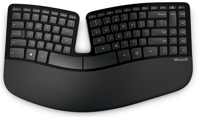 

Комплект безпровідний (клавіатура + мишка) Microsoft Sculpt Ergonomic Desktop RU Чорний