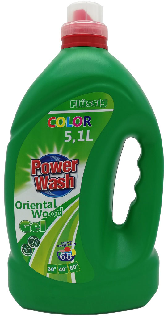 

Гель для стирки Power Wash Color 5.1 л