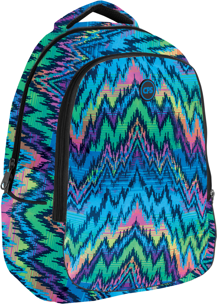 

Рюкзак молодежный Cool For School 18” 831 USB унисекс 0.7 кг 26-35 л Радуга (CF86588-14)