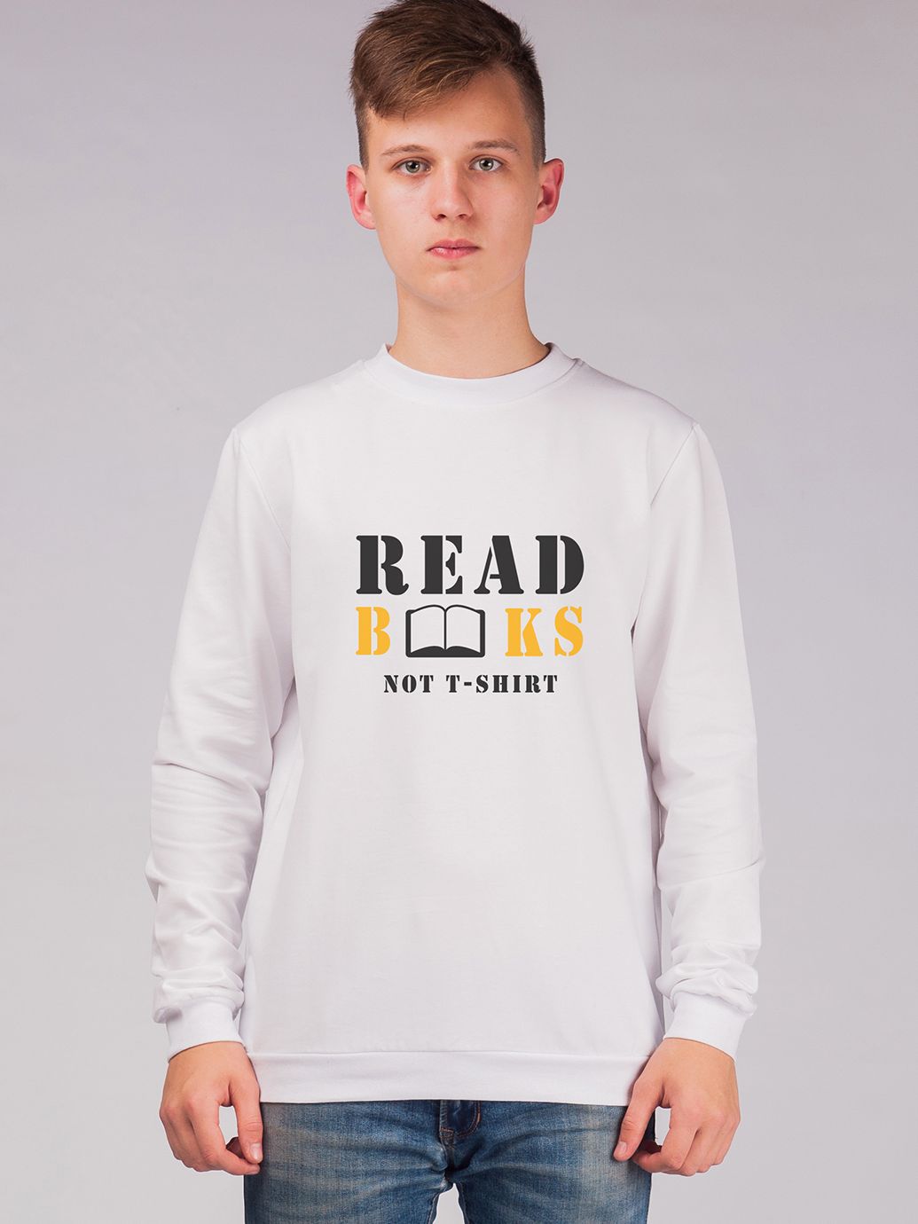 

Свитшот Malta М276-13-Р1 Read-Books S (46) Белый