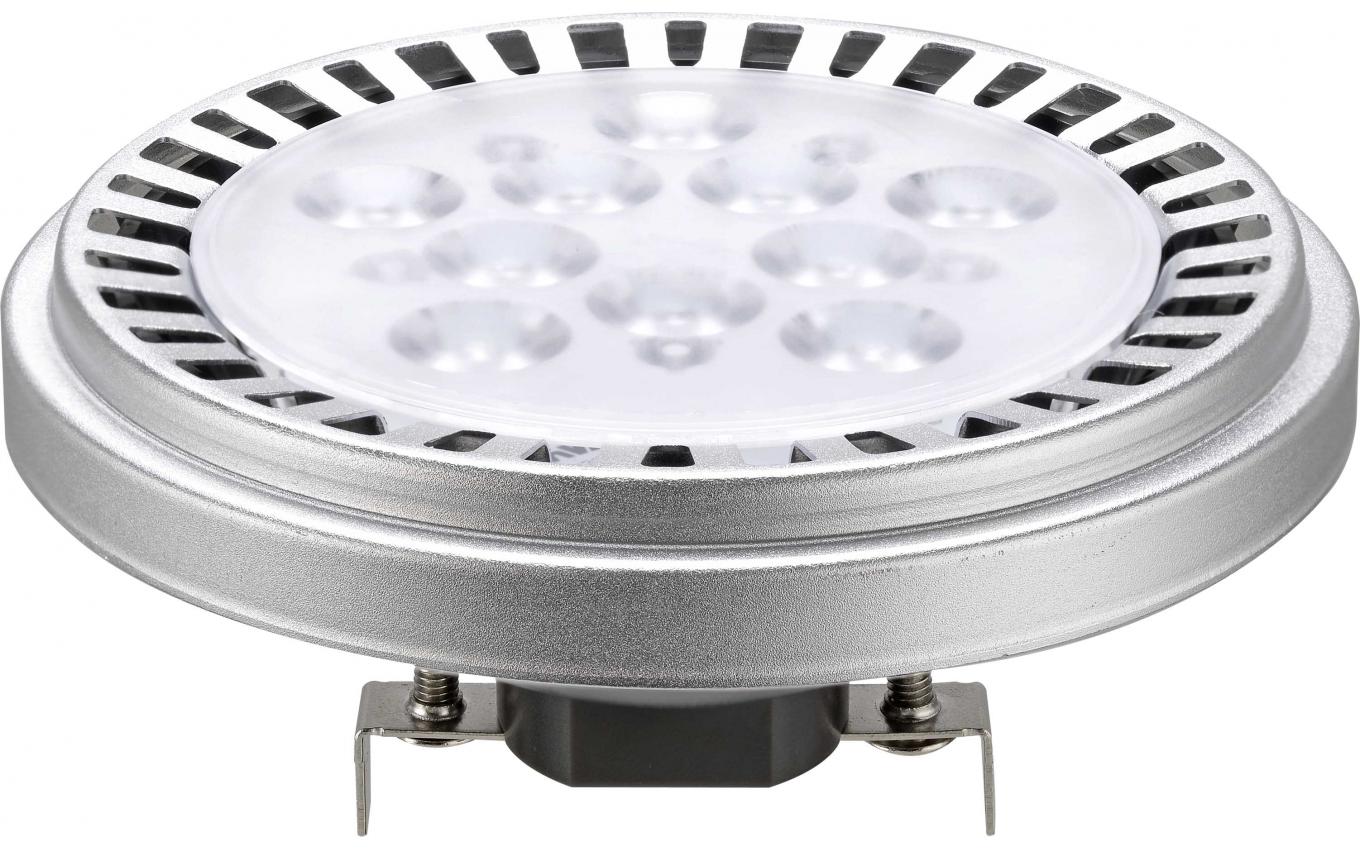 

Светодиодная лампа NVC QR111 (AR-111) 15W 4000K 25deg 12V Satin Silver цолокь G53