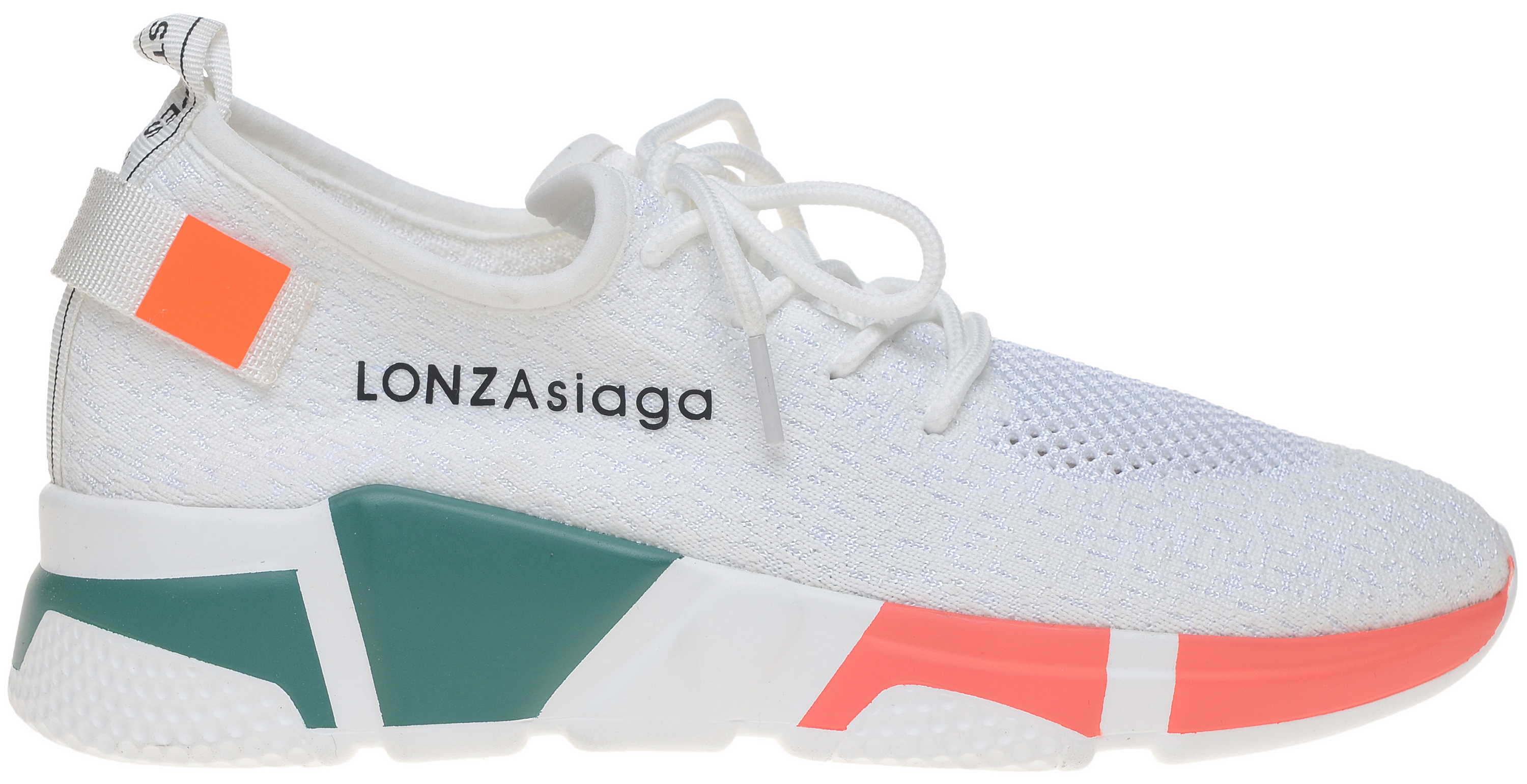 

Сникерсы LONZA 8888 37 23.5 см Белые