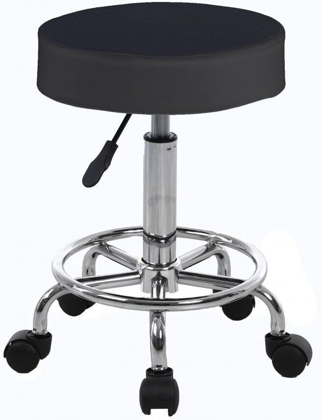 

Стул барний Hoker Bonro B-830 Black поворотный, с регулировкой высоты, экокожа