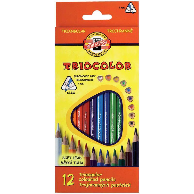 

Карандаши цветные Koh-i-Noor Triocolor 12цв. 8206 3132