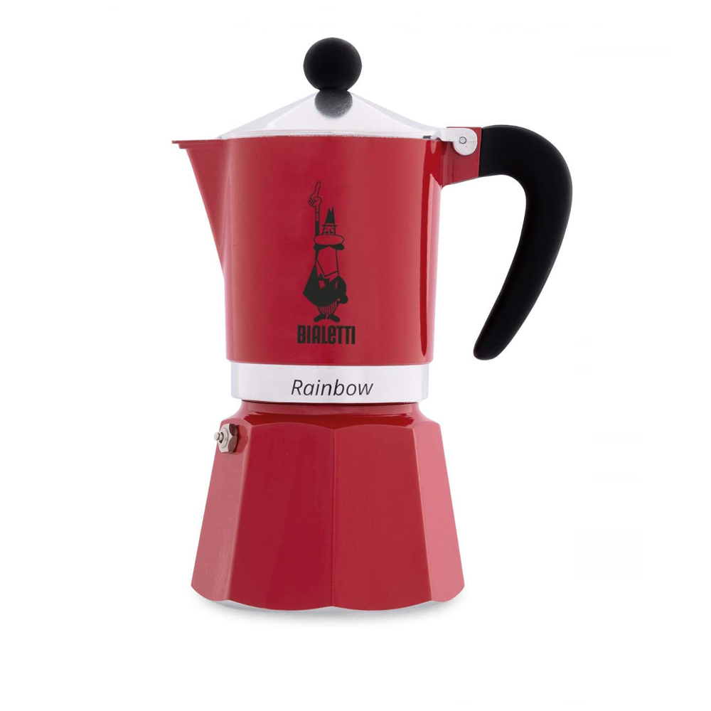 

Гейзерная кофеварка BIALETTI RAINBOW ROSSA 6TZ