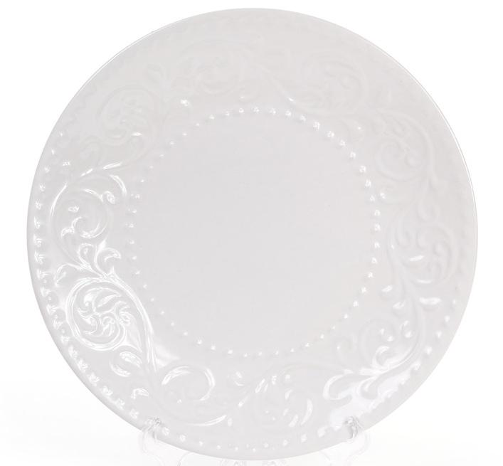 

Набор 6 десертных тарелок Leeds Ceramics Ø21.5см, каменная керамика (белые) Bona (TР01632311754)