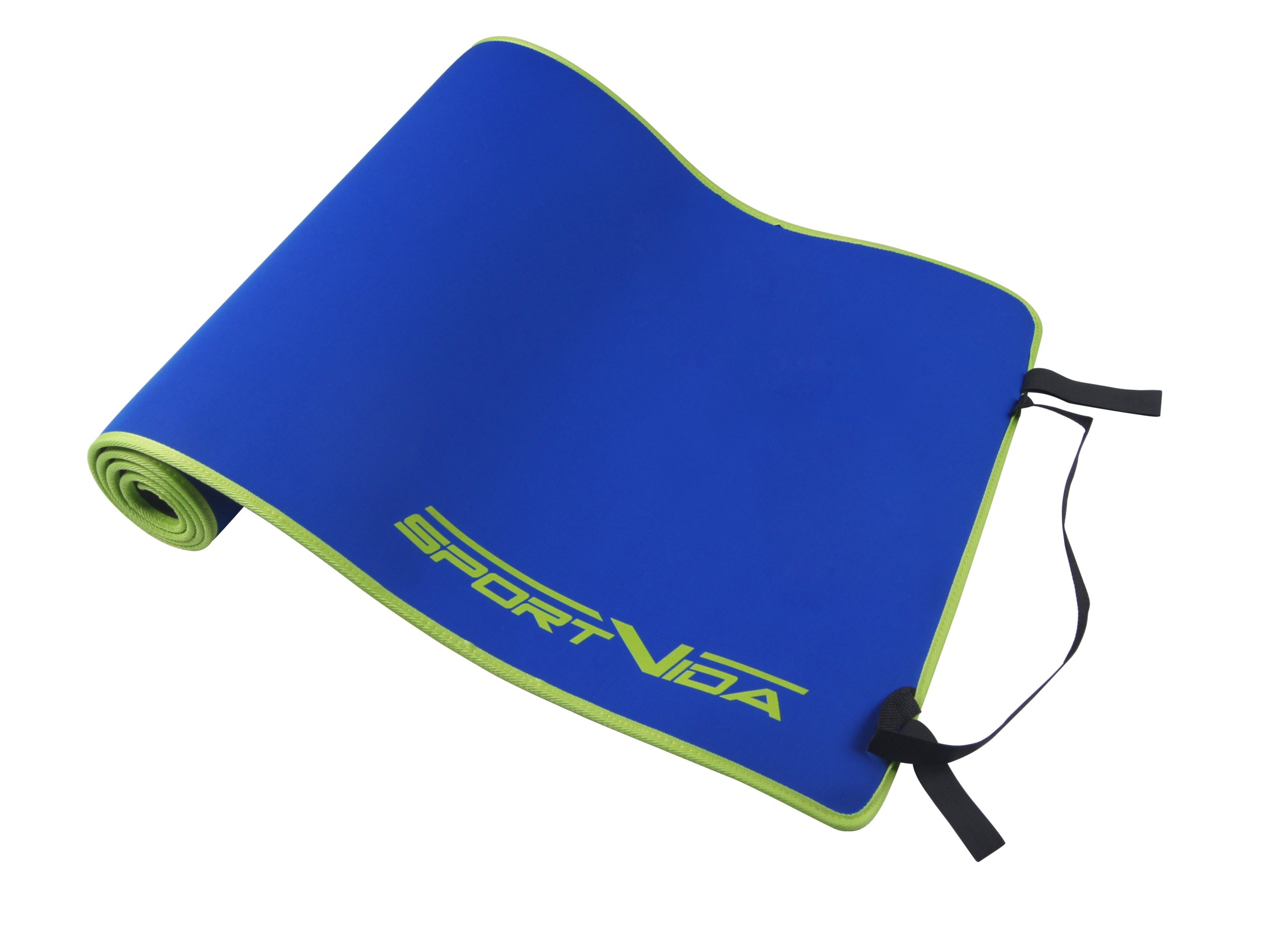 

Коврик (мат) для йоги и фитнеса SportVida Neopren 6 мм SV-HK0038 Синий