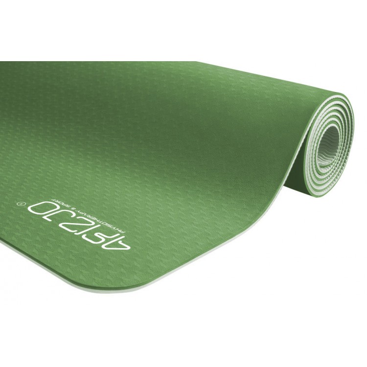 

Коврик (мат) для йоги и фитнеса 4FIZJO TPE 6 мм 4FJ0142 Green/Grey