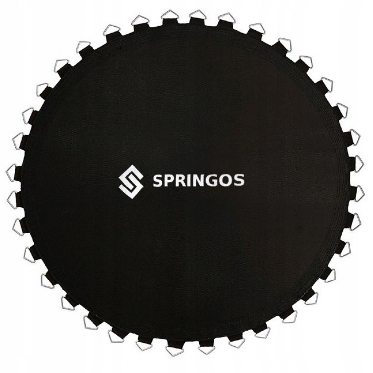 

Прыжковое полотно (мат) для батута Springos 8FT 244 см (48 пружини) Black