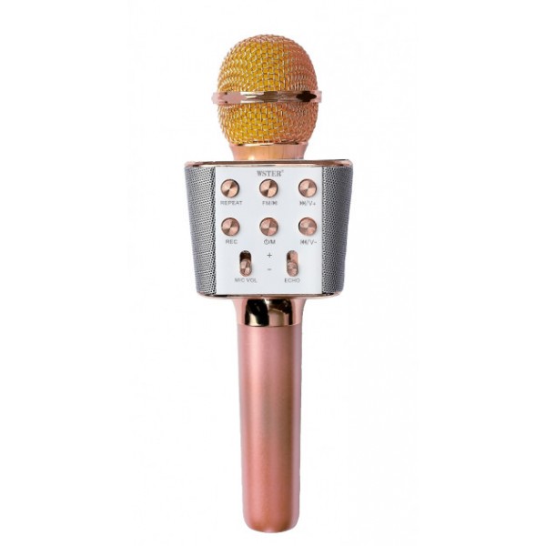 

Микрофон-Караоке UTM WS-1688 Pink