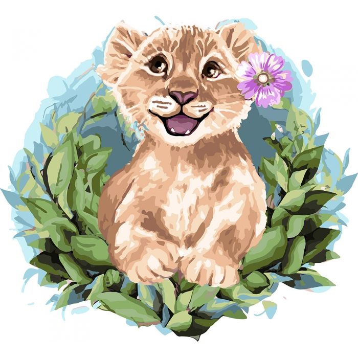 

Картина по номерам Волшебный львёнок Идейка (KHO4158) (143706)