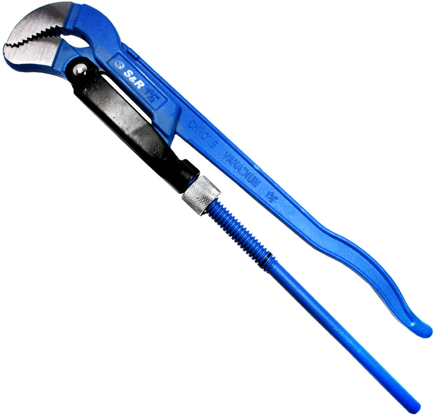 

Ключ трубний S&R 1.5" 45° S-подібний