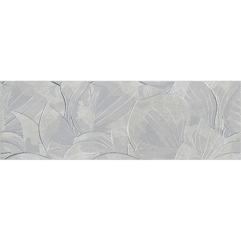 

Декор Opoczno Flower Cemento Light Grey серый 240x740 (183407)
