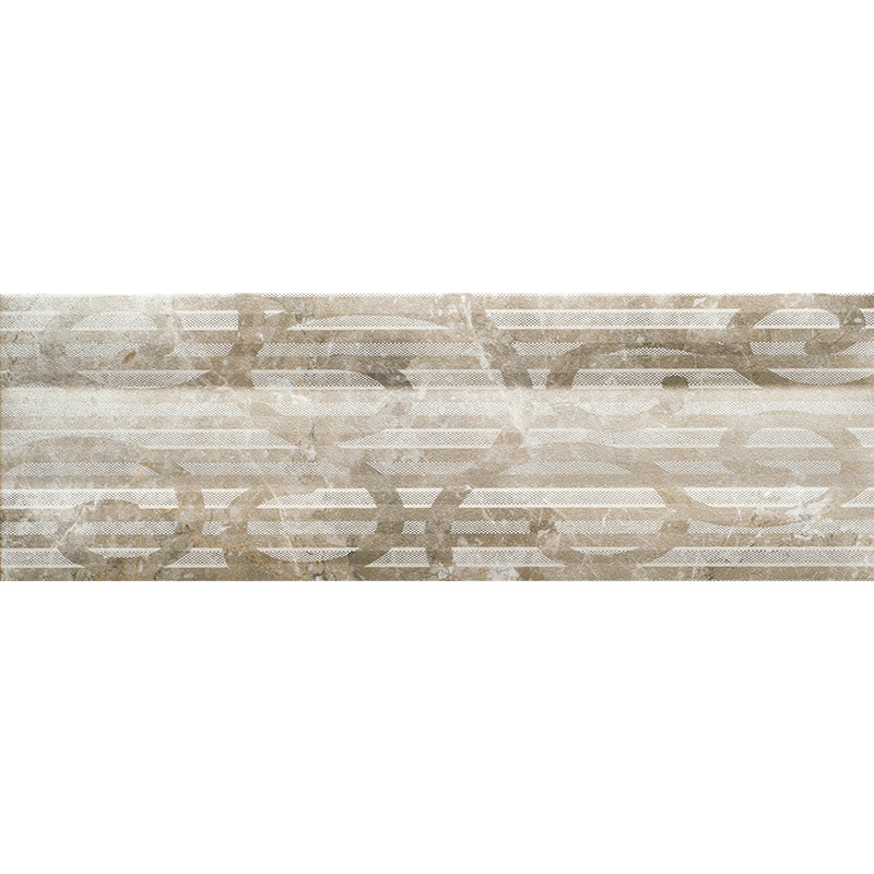 

Кафель Cristal Ceramica Glamour Decor Cream коричневый 200x600 (179802)