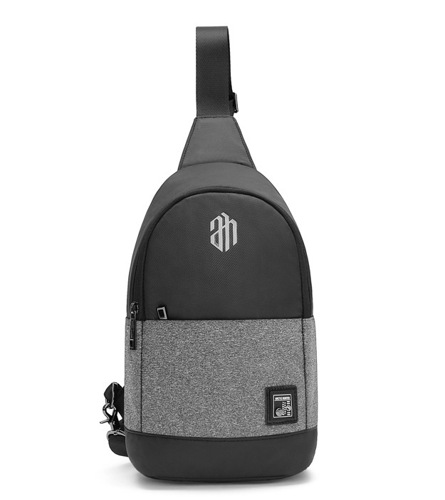 

Мужская повседневная EDC сумка Arctic Hunter sling pack gen1 black/gray