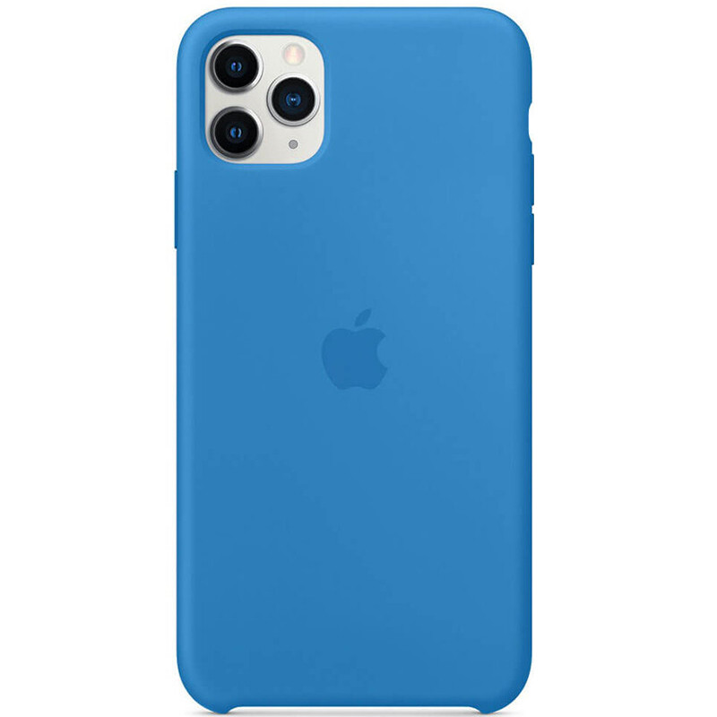 

Чехол Silicone Case Epik (AAA) для Apple iPhone 11 Pro (5.8") Синий/Surf Blue
