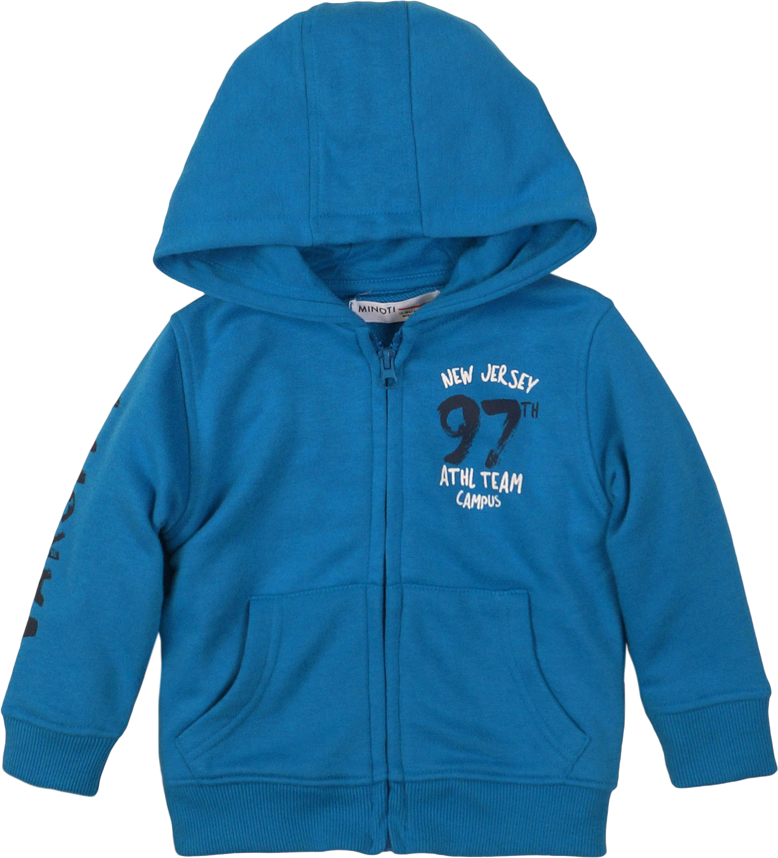 

Толстовка Minoti Tb Zip 3 8543 74-80 см Синяя