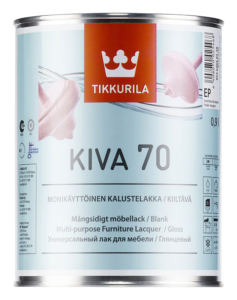 

Лак меблевий Ківа Tikkurila 0,9л глянцевий
