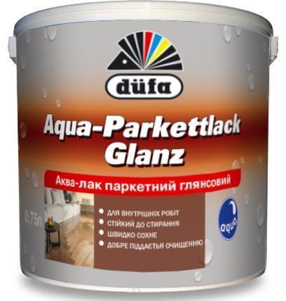 

Лак паркетний акриловий Dufa Aqua-Parkettlack 2,5л глянцевий