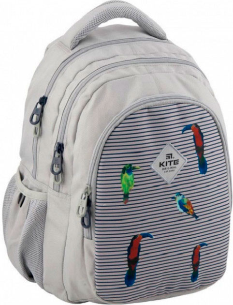 

Рюкзак школьный Kite Кайт Education 8001-5 40×29×17 см 20,5 л серый (K19-8001M-5)