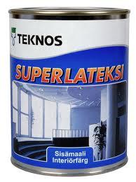 

Водорозчинна фарба для стін та стелі Teknos SuperLatexi, 0.9 л