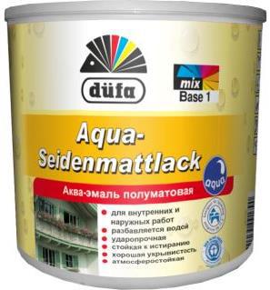 

Аква-емаль Dufa Aqua Seidenmattlack 2,5л напівматова