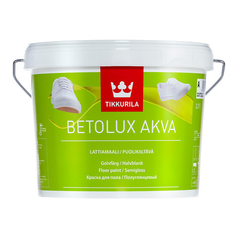 

Фарба для підлоги Tikkurila Betolux Akva (Бетолюкс Аква) 2.7л(A)