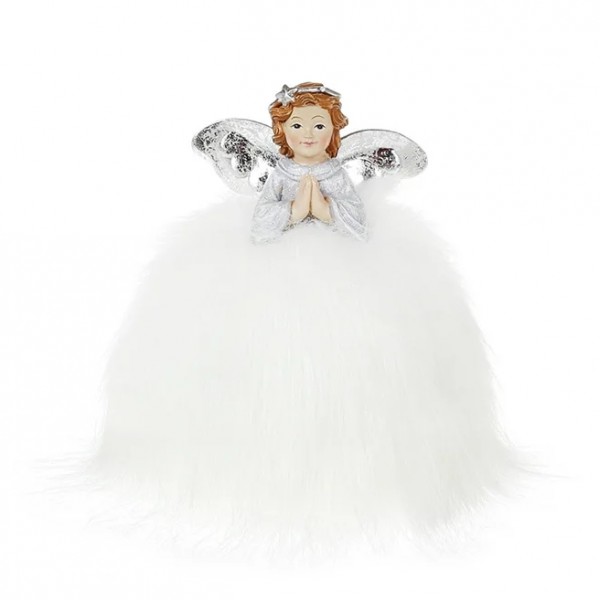 

Фигурка новогодняя Ангел 13 см. Flora 11403