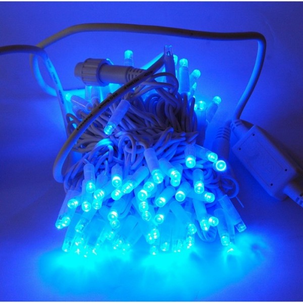 

Гирлянда уличная Нить LED 100 синяя/белый провод (PL000827)