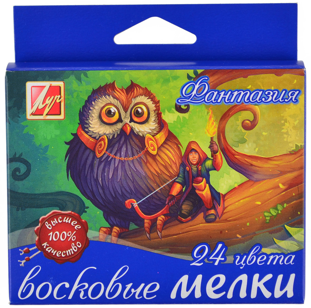 

Карандаши масляные круглые Луч Фантазия 24 цвета (4601185011520)