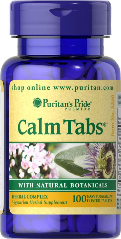 

Специальный продукт Puritan's Pride Calm Tabs with Valerian, Passion Flower, Hops, Chamomile 100 таблеток (4384301515)