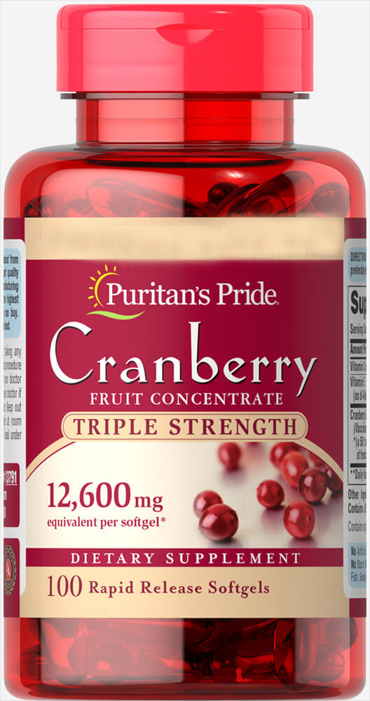 

Специальный продукт Puritan's Pride One A Day Cranberry 60 капсул (4384301528)