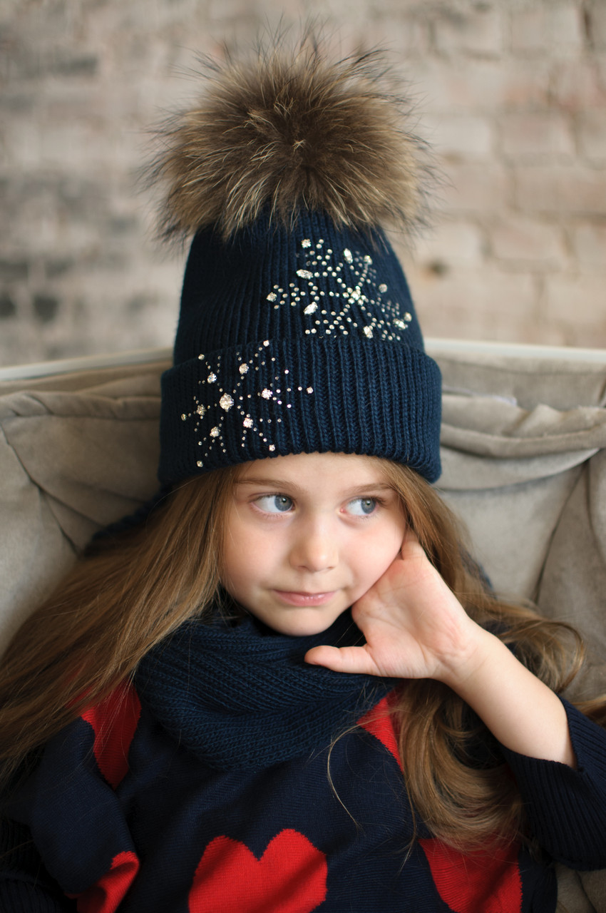 

Шапка So cute Ивона 52-55 см Синяя (NV1-07)