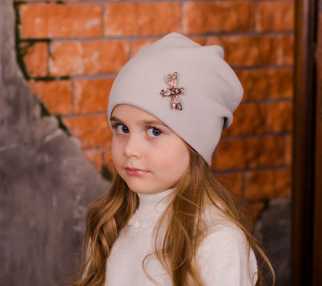 

Шапка So cute Мадлен 52-55 см Светло-серая (LG2-39)